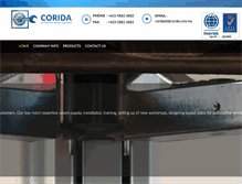 Tablet Screenshot of corida.com.my